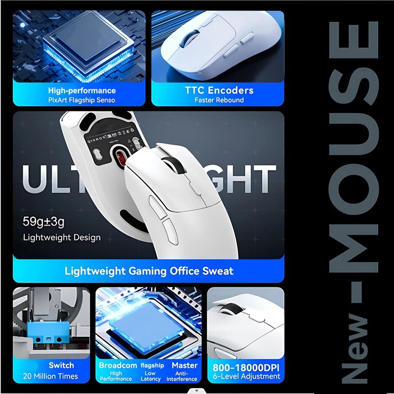 M348 Mouse Superlight Baru Blu - Logitech Mouse G Pro X Superlight ulasan dan harga