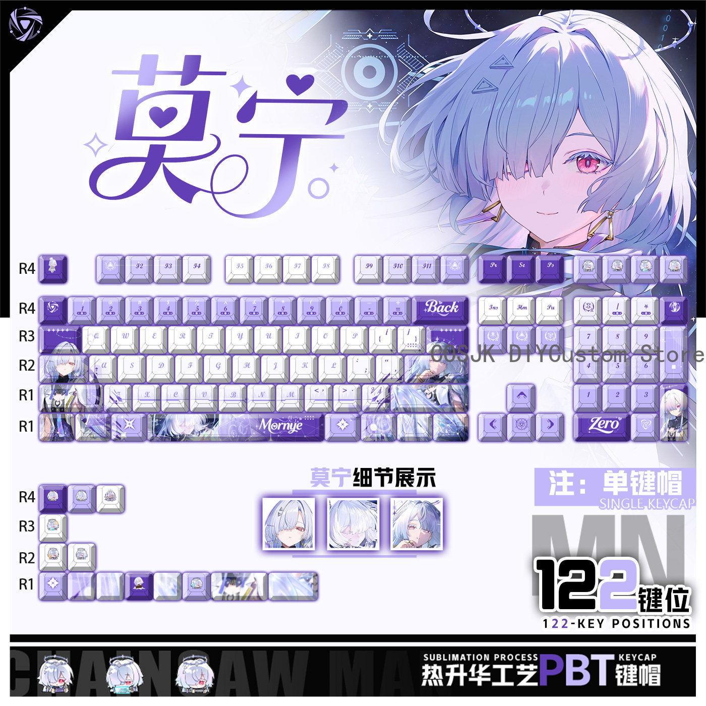 122 Tombol Anime Mornye Wuther - Gaming Accessories In China ulasan dan harga