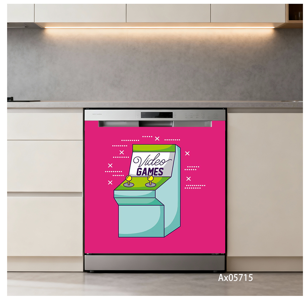 Stiker Pintu Mesin Cuci Piring - Gaming Accessories For Room ulasan dan harga