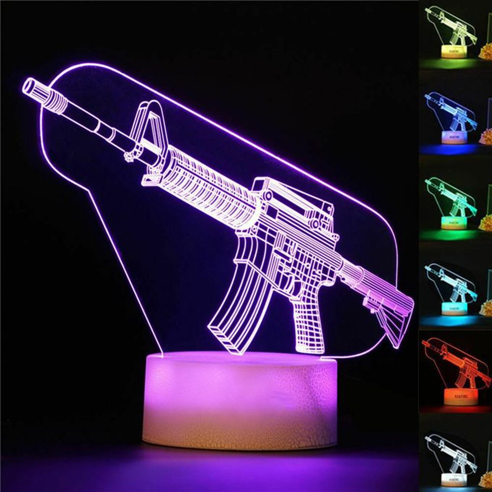 Senapan Game 3d Led, lampu mal - Accessories For Your Gaming Room ulasan dan harga